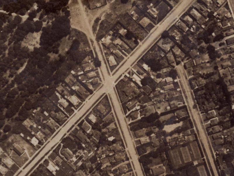 155 Shaw Avenue from the air, 1925-1929