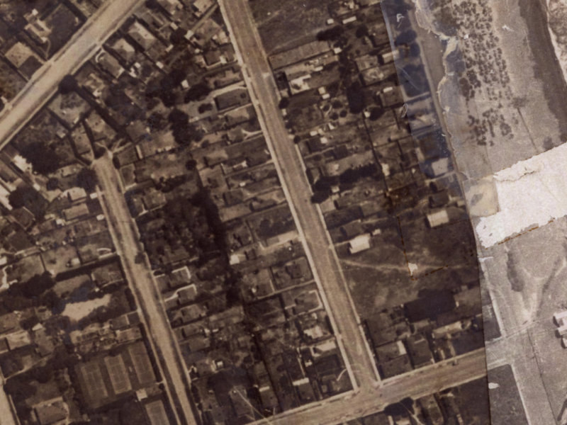 44 Keppel Street from the air, 1925-1929