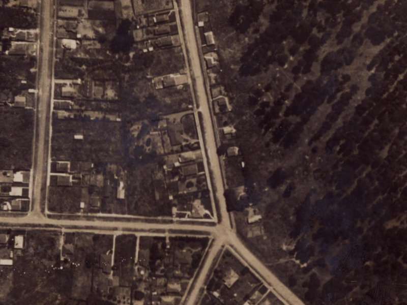 324 Keyes Road from the air, 1925-1929