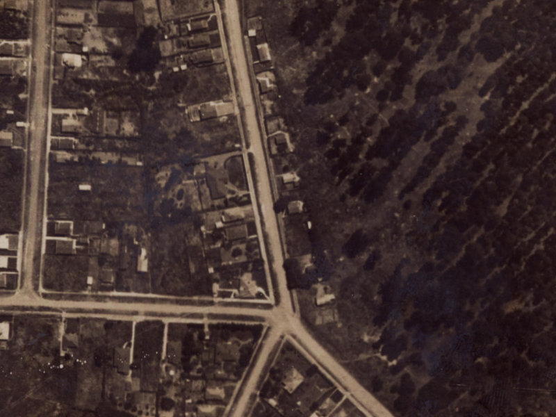 325 Keyes Road from the air, 1925-1929