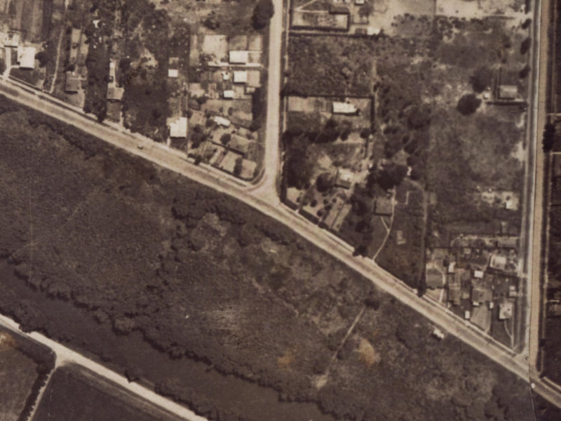 519 New Brighton Road from the air, 1925-1929