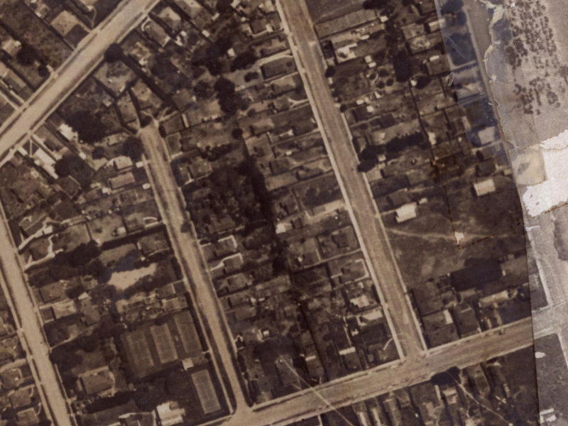 46 Keppel Street from the air, 1925-1929