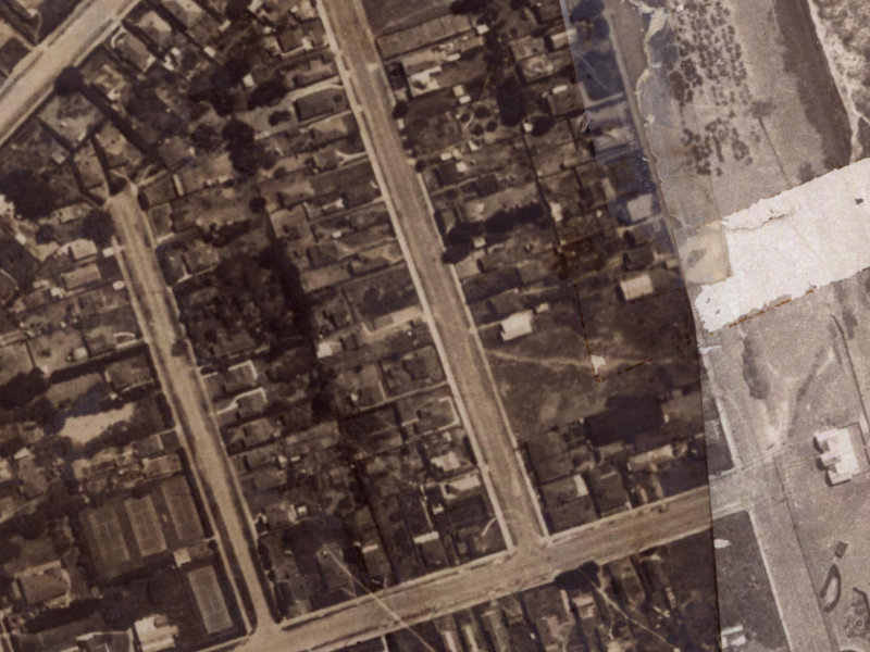 50 Keppel Street from the air, 1925-1929
