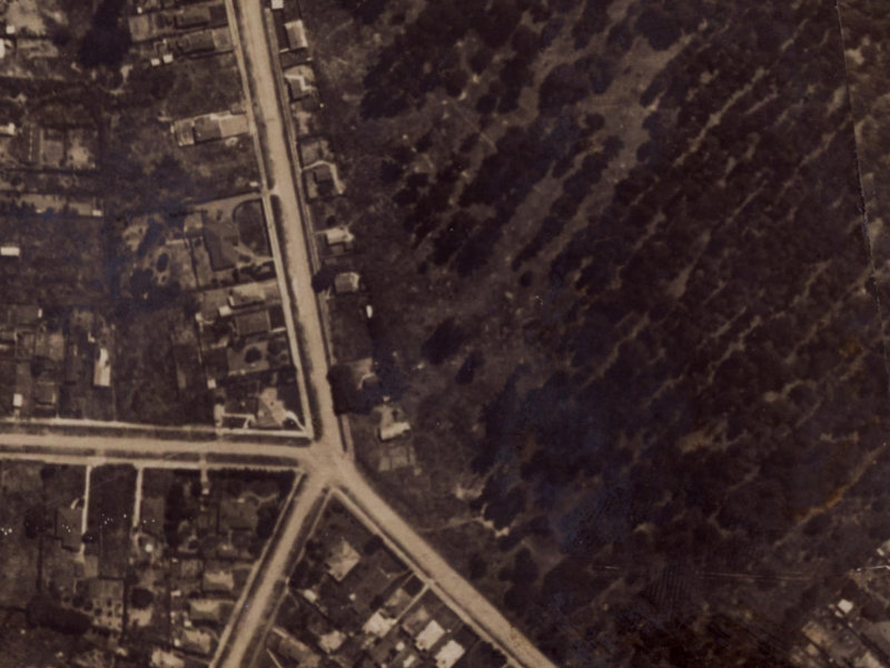 333 Keyes Road from the air, 1925-1929