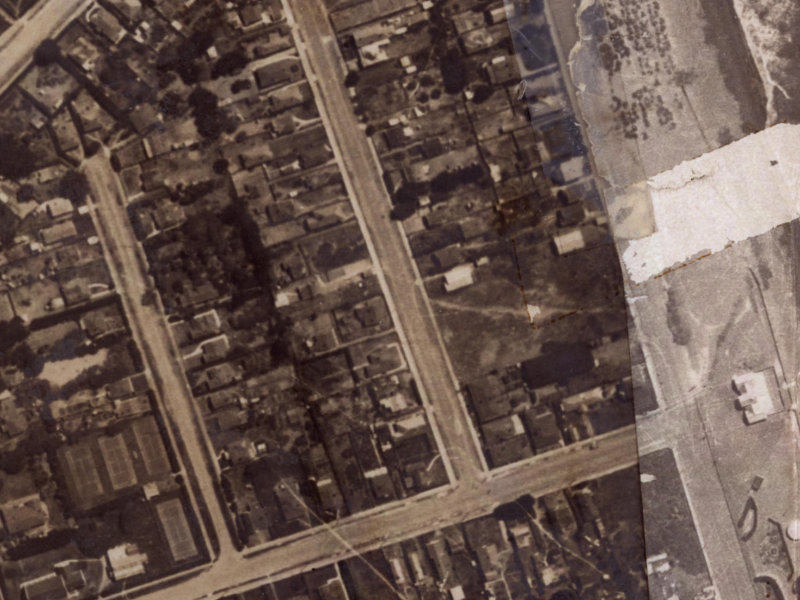 49 Keppel Street from the air, 1925-1929