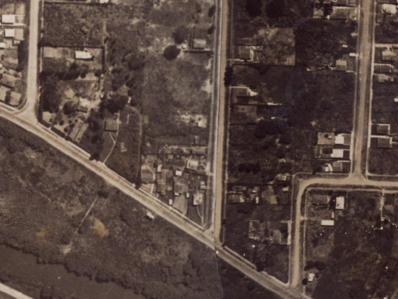 174 Baker Street from the air, 1925-1929
