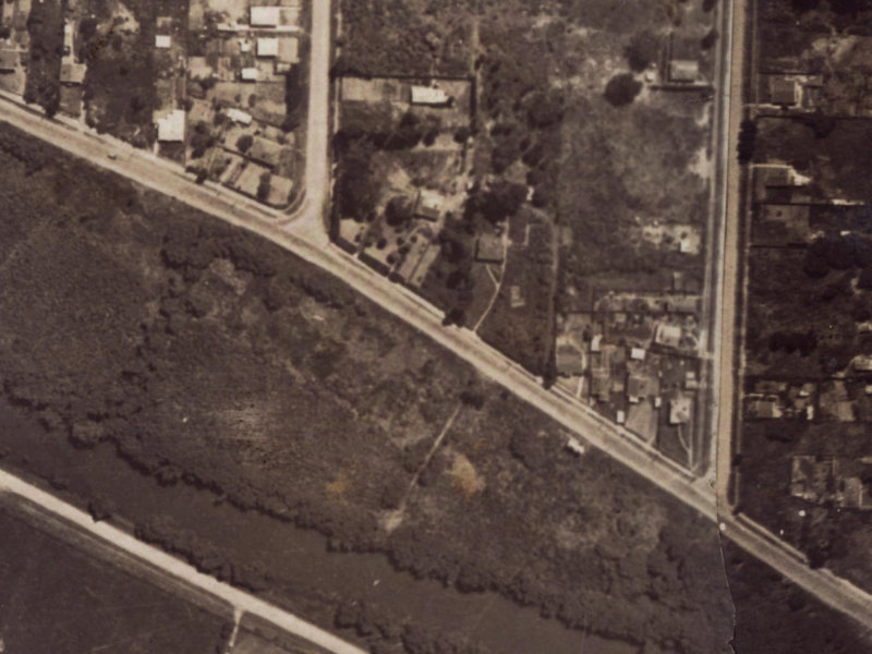 520A New Brighton Road from the air, 1925-1929