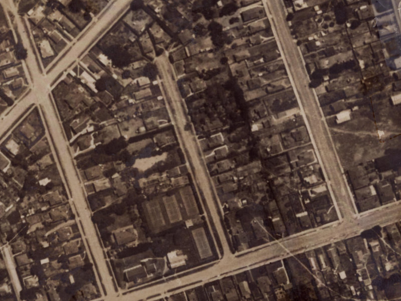 21 Howe Street from the air, 1925-1929