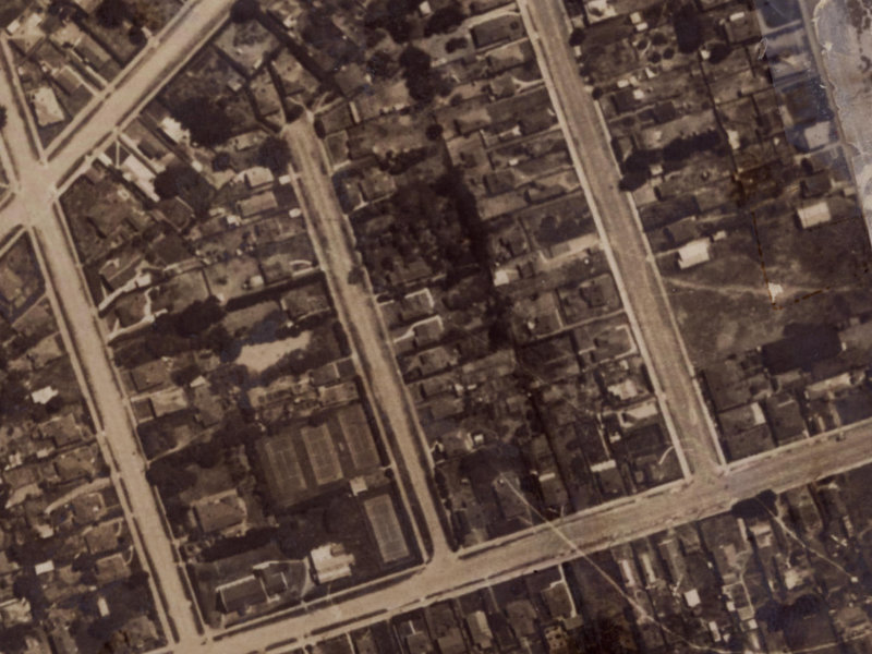 23 Howe Street from the air, 1925-1929
