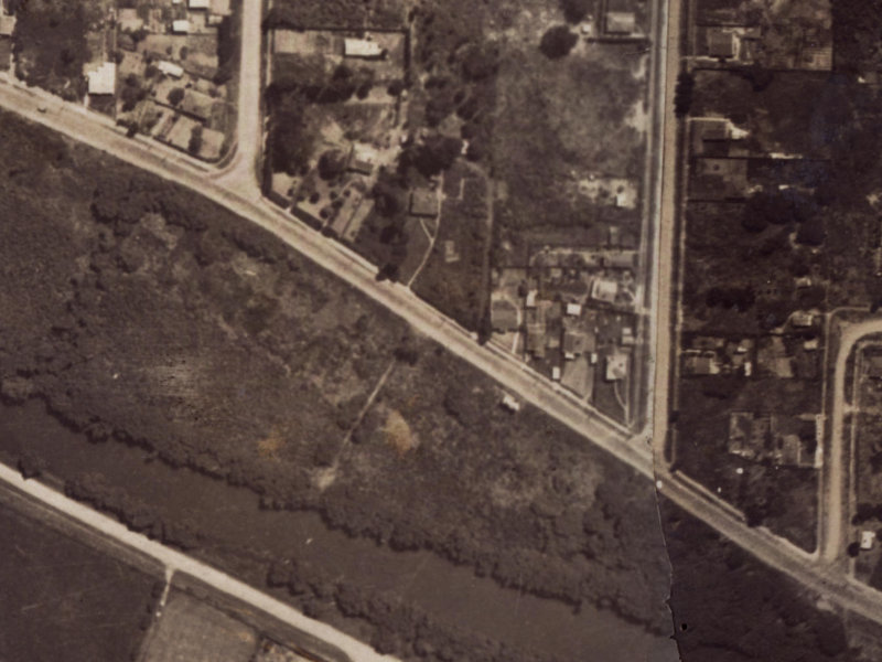 523 New Brighton Road from the air, 1925-1929