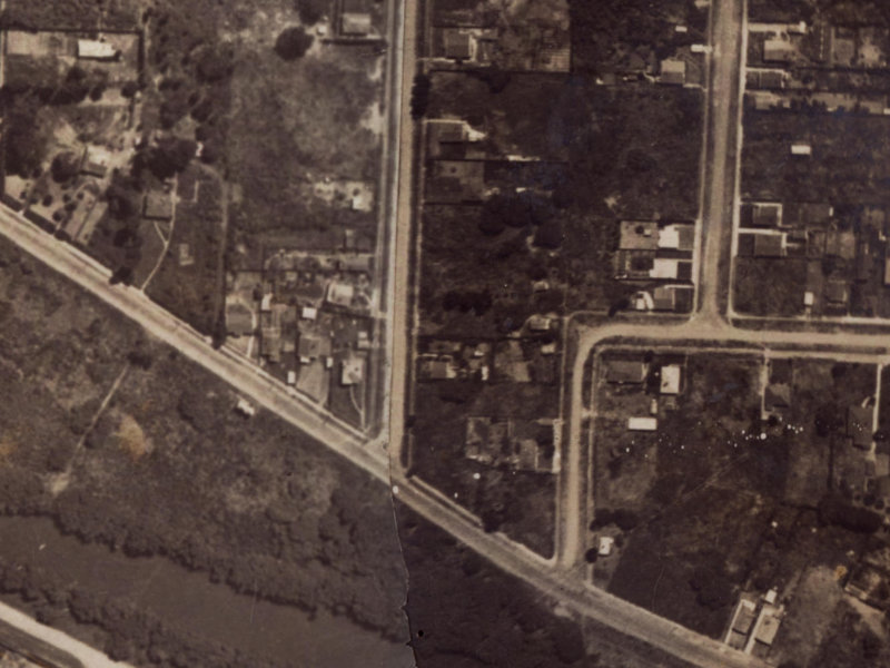 173 Baker Street from the air, 1925-1929