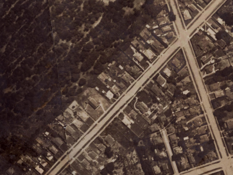 100 Lonsdale Street from the air, 1925-1929