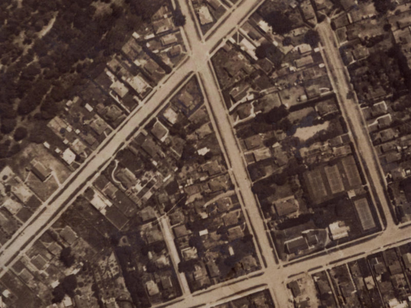 162 Shaw Avenue from the air, 1925-1929