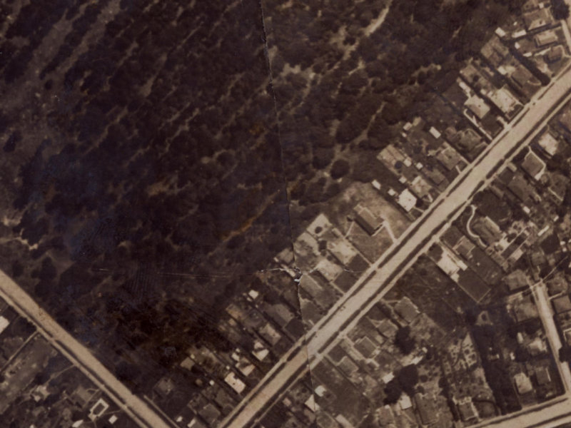 118 Lonsdale Street from the air, 1925-1929