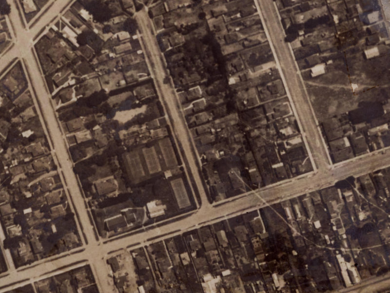 31 Howe Street from the air, 1925-1929