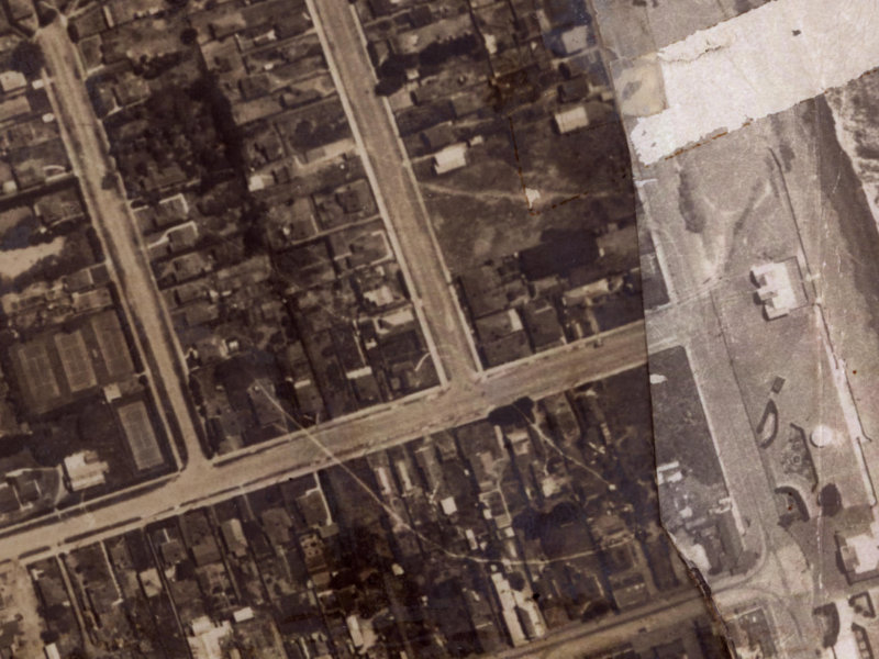 62 Keppel Street from the air, 1925-1929