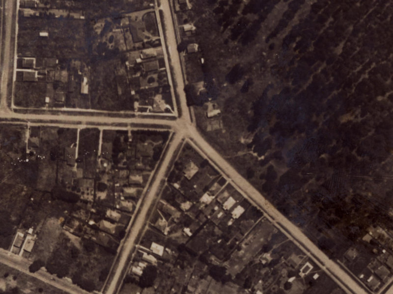 350 Keyes Road from the air, 1925-1929