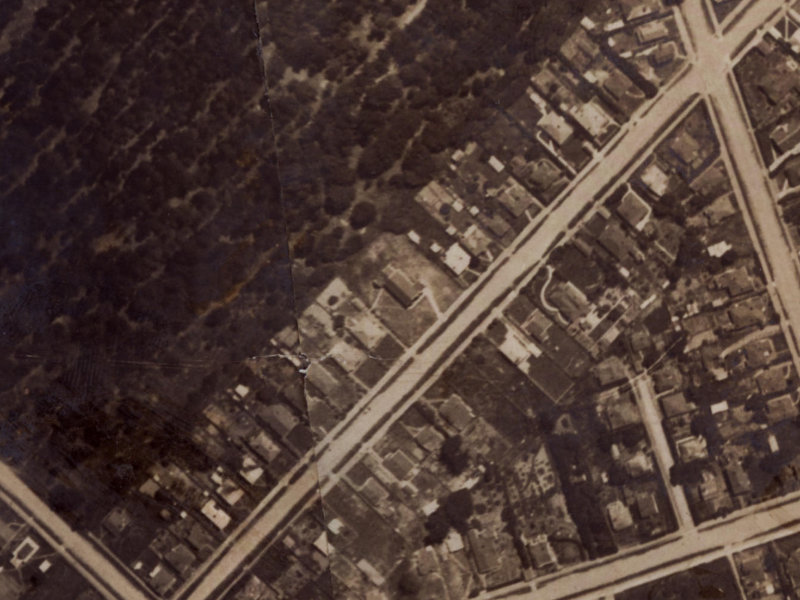 116 Lonsdale Street from the air, 1925-1929