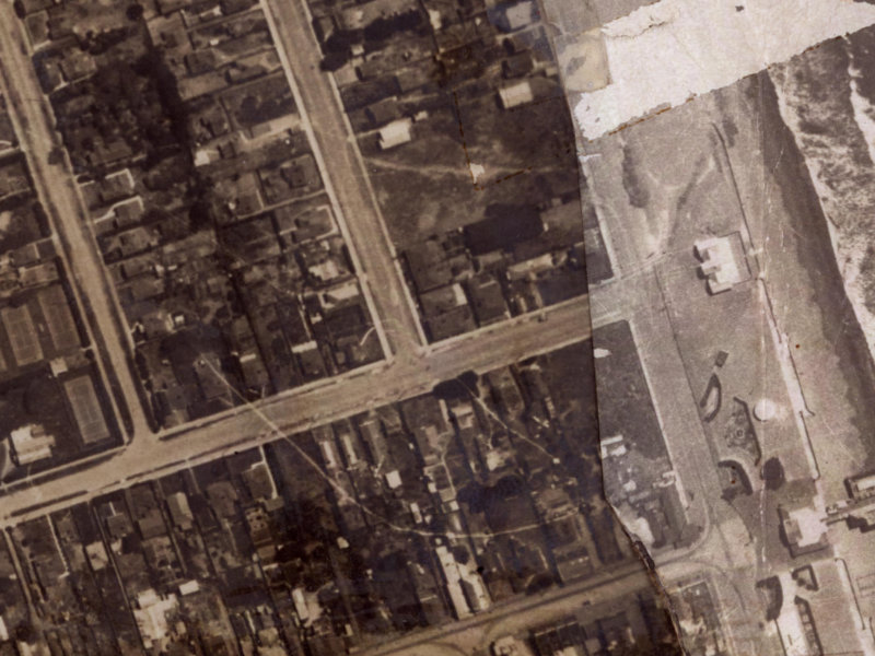 55 Keppel Street from the air, 1925-1929