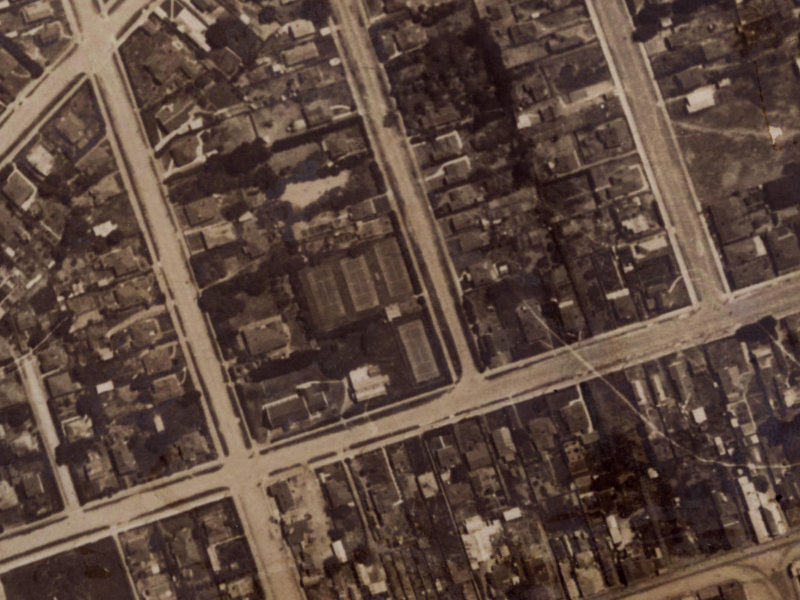 36 Howe Street from the air, 1925-1929