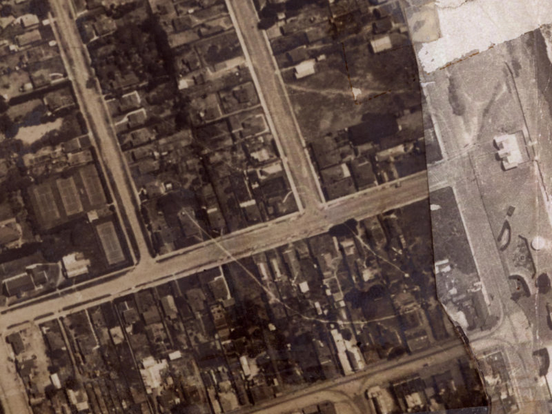 64 Keppel Street from the air, 1925-1929