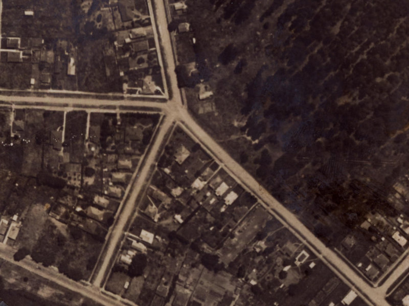 354 Keyes Road from the air, 1925-1929