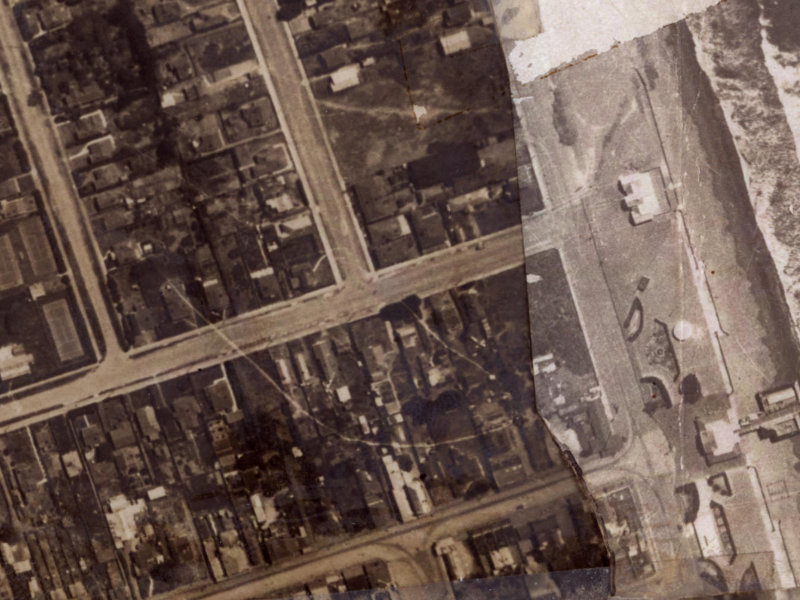 23E Hawke Street from the air, 1925-1929