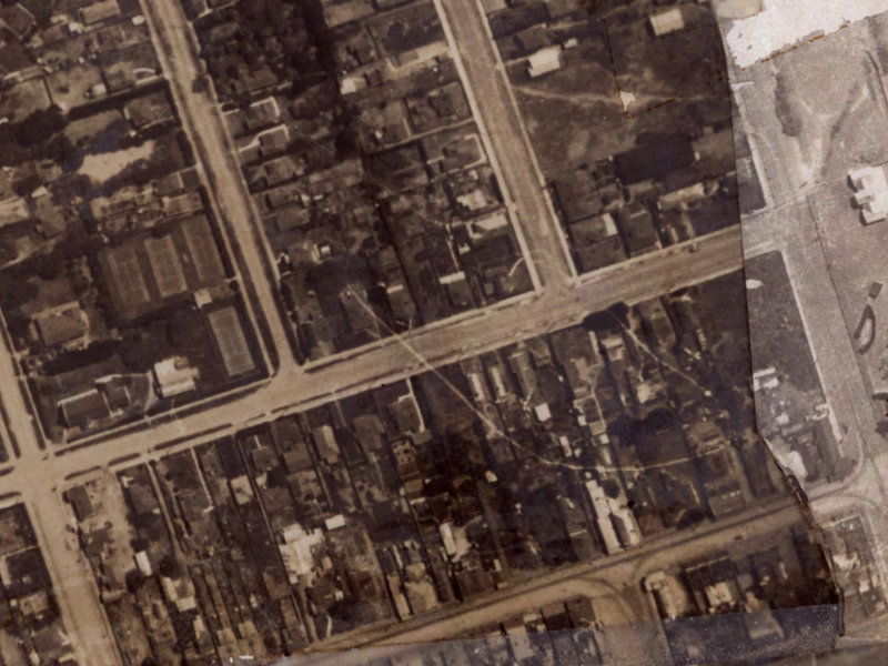 34 Hawke Street from the air, 1925-1929