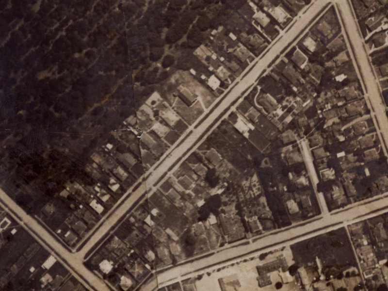 117 Lonsdale Street from the air, 1925-1929