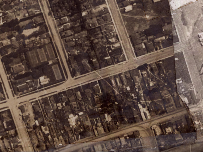 38 Hawke Street from the air, 1925-1929