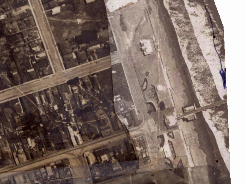 207-209 Marine Parade from the air, 1925-1929
