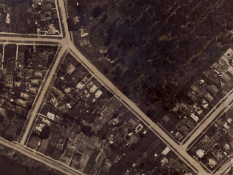 366 Keyes Road from the air, 1925-1929