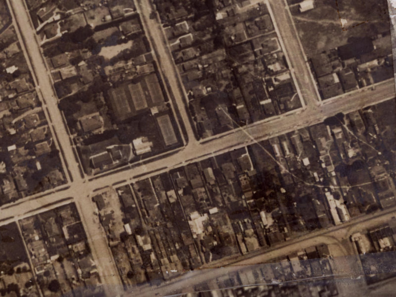 42 Hawke Street from the air, 1925-1929