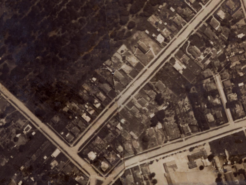 126 Lonsdale Street from the air, 1925-1929