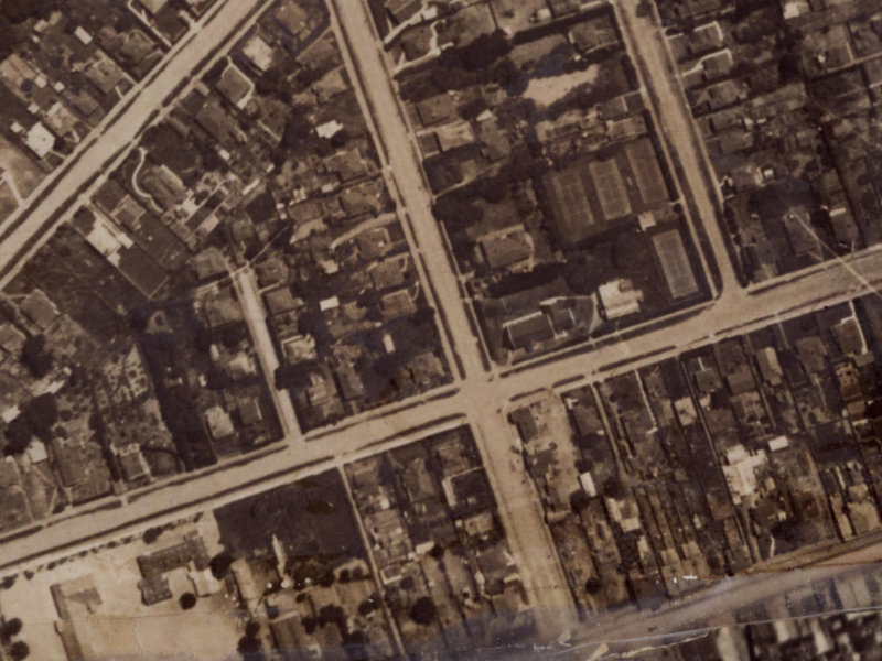 176 Shaw Avenue from the air, 1925-1929