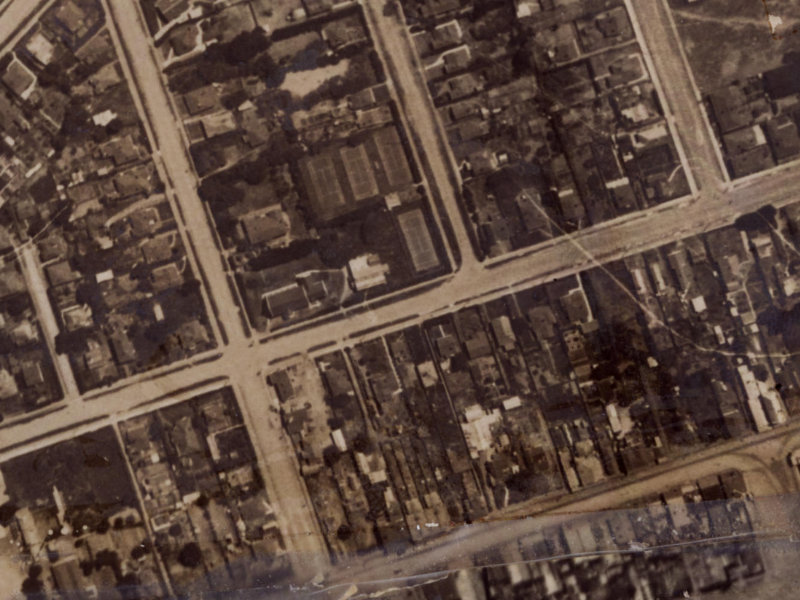 46-42 Hawke Street from the air, 1925-1929