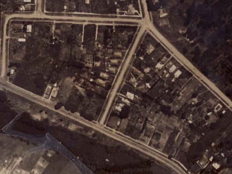 Pratt Street from the air, 1925-1929