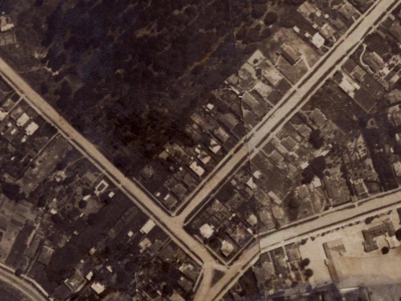 138 Lonsdale Street from the air, 1925-1929