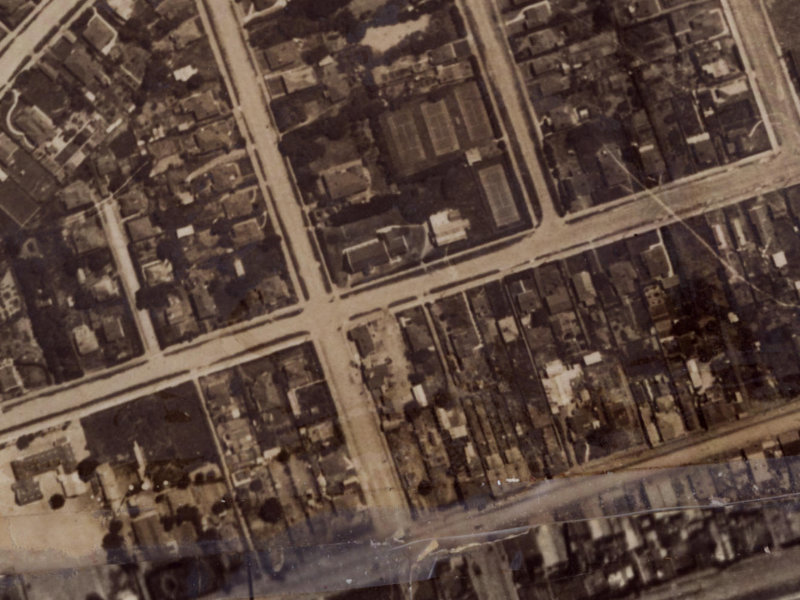 61 Hawke Street from the air, 1925-1929