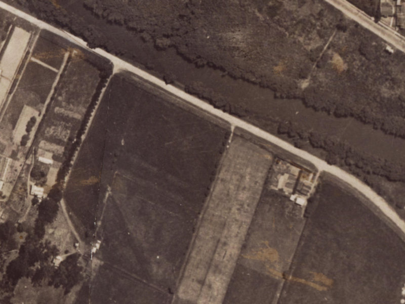 66-88 Anzac Drive from the air, 1925-1929