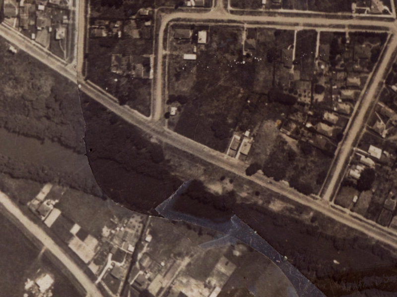 537 New Brighton Road from the air, 1925-1929
