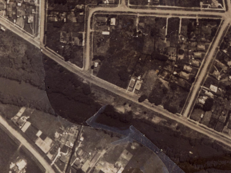 538 New Brighton Road from the air, 1925-1929