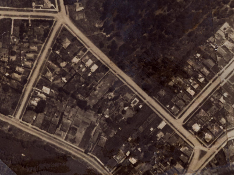374 Keyes Road from the air, 1925-1929