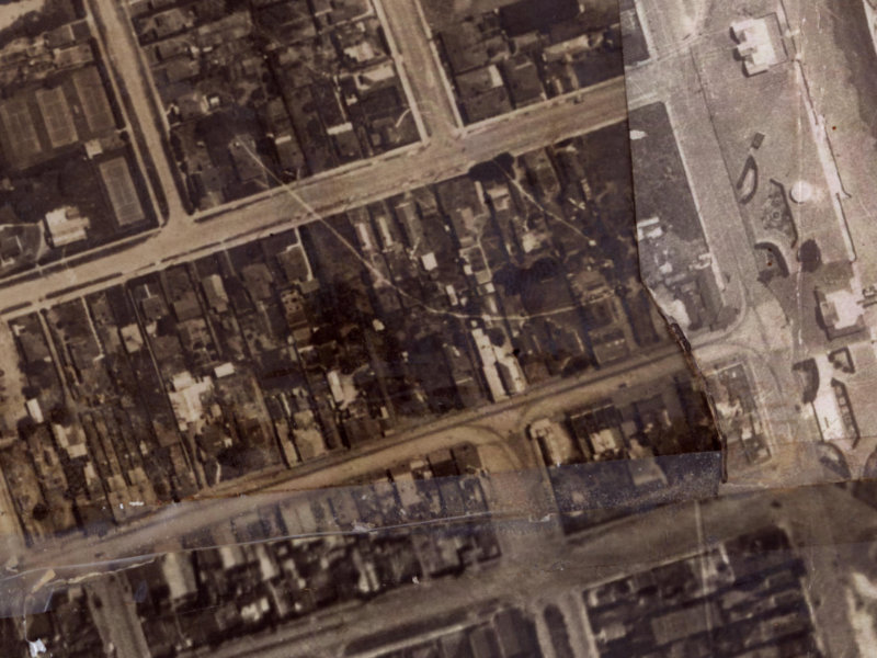 54-56 New Brighton Mall from the air, 1925-1929