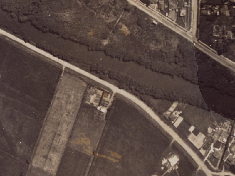 74 Bexley Road from the air, 1925-1929