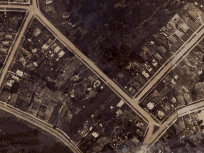 380 Keyes Road from the air, 1925-1929