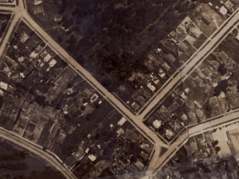 383 Keyes Road from the air, 1925-1929