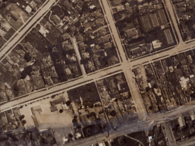 74 Hawke Street from the air, 1925-1929