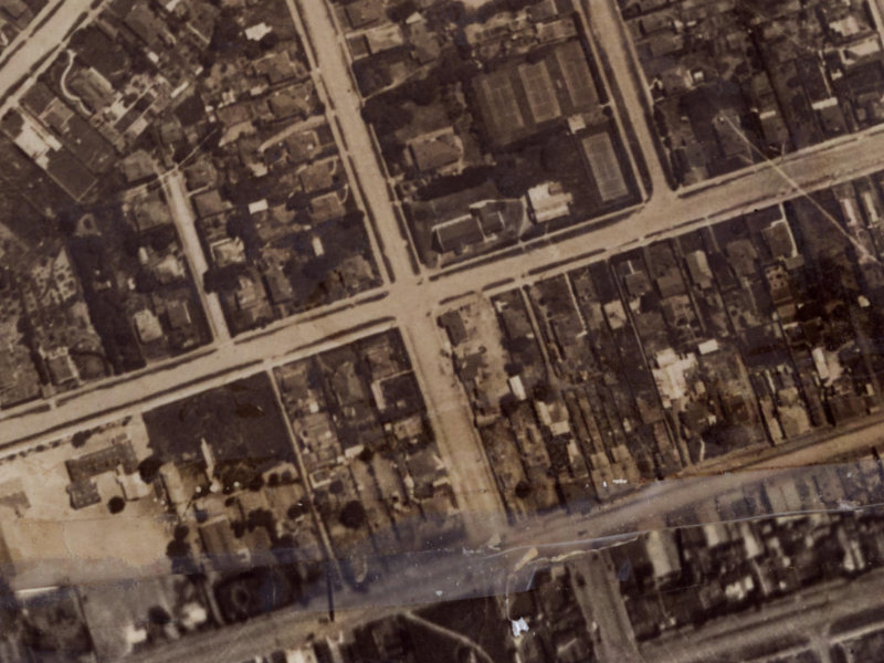 177 Shaw Avenue from the air, 1925-1929