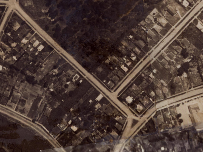 385 Keyes Road from the air, 1925-1929